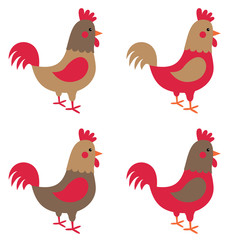 Roosters set