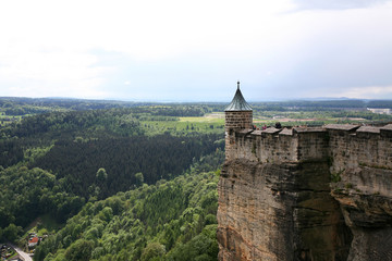 Fototapeta na wymiar Festung Königstein-Sächsische Schweiz