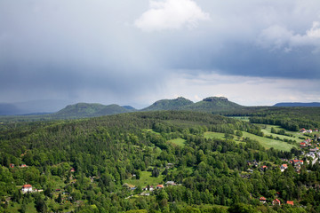 Unwetter in der Sächsischen Schweiz