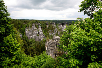 Felslandschaft in der S&auml;chsischen Schweiz