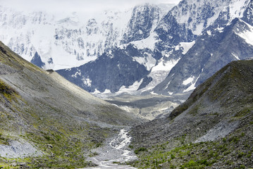 Alpine landscape in Altai Mountains, Siberia, Russian Federation