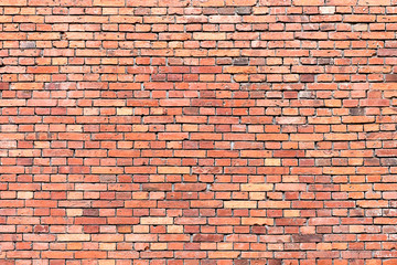 Background from a red brickwall