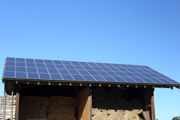 Solaranlage auf Scheune
