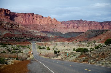 West entrance of Capitol Reef National Park