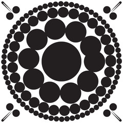 abstract background for textile, packaging, wallpaper, covers, catalog, advertising