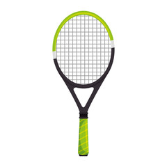 tennis racket equipment icon vector illustration design