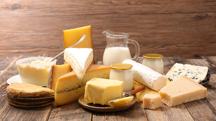 assorted dairy product