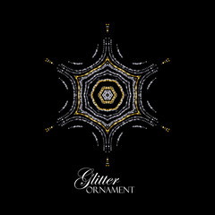 Holiday paillettes decoration