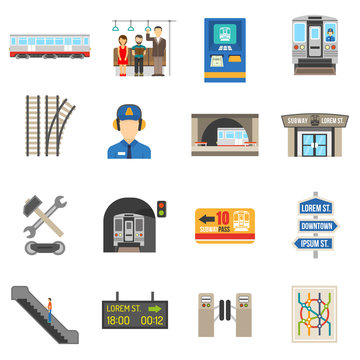 Underground Icons Set