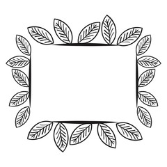 wreath leafs crown icon vector illustration design