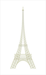 Eiffel tower - Paris - inscriptions on the tower, the builders and celebrities of the time