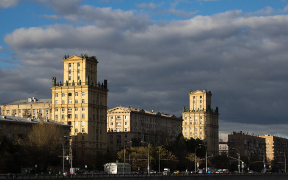 Frunze Embankment in Moscow.