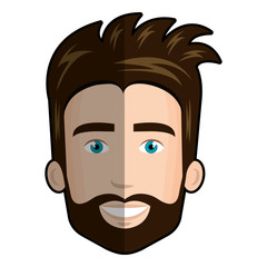 businessman character avatar icon vector illustration design