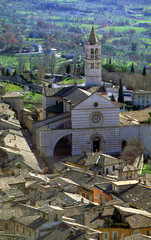 Fototapeta na wymiar Italy,Umbria,Assisi ,chiesa di Santa Chiara.