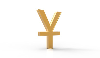 Fototapeta premium Yuan Symbol