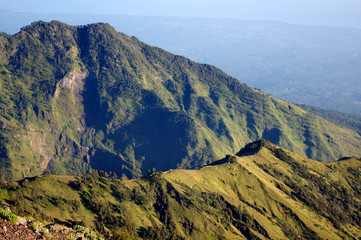 Obraz premium mont rinjani, lombok, indonésie