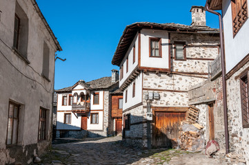 Fototapeta na wymiar Old rustic bulgarian houses