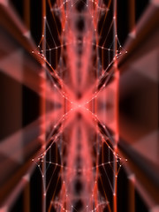 abstract modern orange lines background 3d rendering