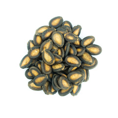 Watermelon seeds isolated on white background