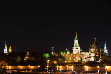 Obraz na płótnie Canvas view of Moscow Kremlin