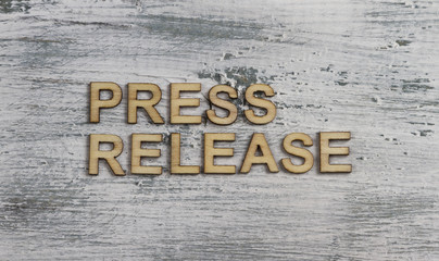 Naklejka premium Press Release
