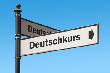 Schild 175 - Deutschkurs