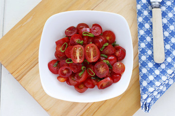 Cherry Tomatoes on Plate