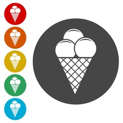 Ice Cream, Vector Illustration