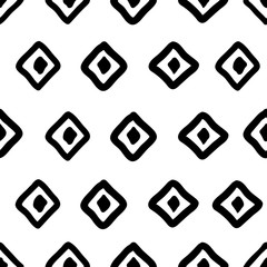 Vector Hand Drawn tribal, ethnic pattern in mexican style for te