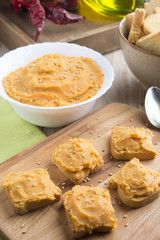 Chocolate dumpling with donuts