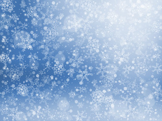 Falling snow texture. Winter festive background. Vector Illustration