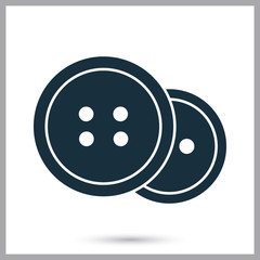Decorative buttons icon. Simple design for web and mobile