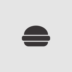 burger icon illustration vector