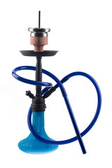 Modern hookah isolated on white background
