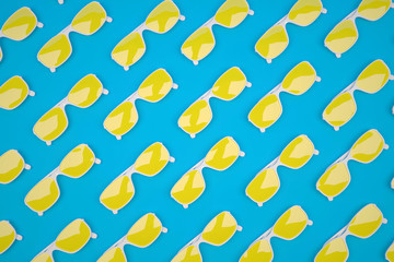 Yellow sunglass pattern