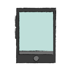 Smartphone icon. Device gadget technology and electronic theme. Isolated design. Vector illustration