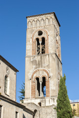 Fototapeta na wymiar Bell tower Church of Ravello village