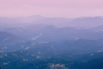 Mount Evans Sunrise in the Rocky Mountains of Colorado