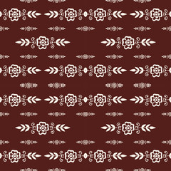 Fototapeta na wymiar Mehendi pattern illustration