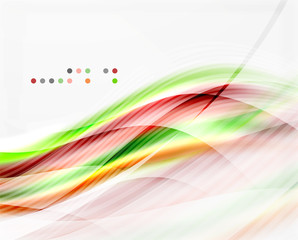 Vector shiny wave abstract background