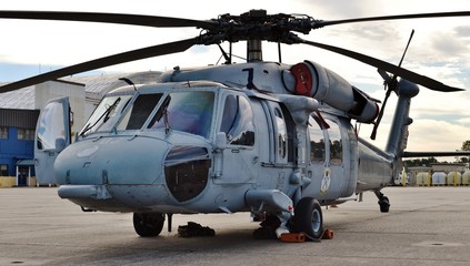 Fototapeta na wymiar Navy MH-60/SH-60 Seahawk Helicopter