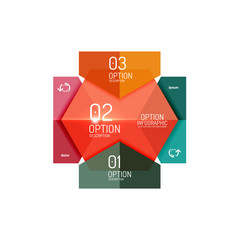 Infographic banner layouts