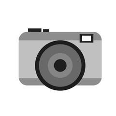 Camera icon. Device gadget technology and electronic theme. Isolated design. Vector illustration