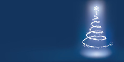 graphic christmas tree background - vector ( new year , xmas )