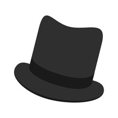 Hat icon. Cloth costume accessory and wear theme. Isolated design. Vector illustration