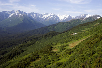 Fototapeta na wymiar Alaska mountains