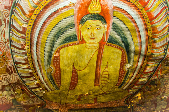 Dambulla Cave Temple Fresco