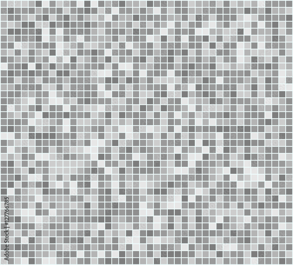 Canvas Prints geometric seamless pattern. mosaic modern background. illustration. vector. squares. grey