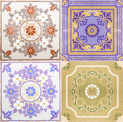 tiles abstract background