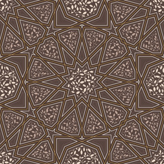 Classic islamic seamless pattern. Vector